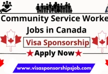 Community Service Worker Jobs in Canada with Visa Sponsorship 2024