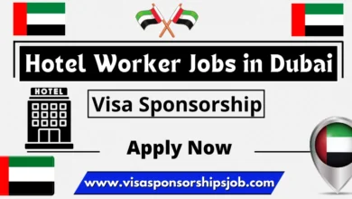 Hotel Worker Jobs in Dubai with Visa Sponsorship 2024