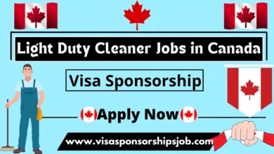 Light Duty Cleaner Jobs in Canada with Visa Sponsorship 2024