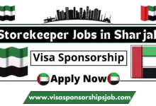 Storekeeper Jobs in Sharjah with Visa Sponsorship 2024