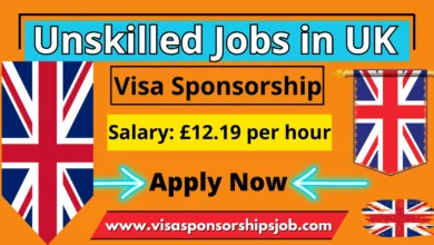 Unskilled Jobs in UK with Visa Sponsorship 2024