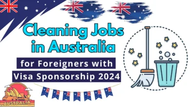 Cleaning Jobs in Australia for Foreigners with Visa Sponsorship 2024