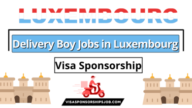 Delivery Boy Jobs in Luxembourg with Visa Sponsorship 2024