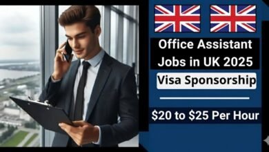Office Assistant Jobs in UK with Visa Sponsorship 2025 [£20-£25 Per Hour]
