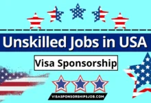 Unskilled Jobs in USA with Visa Sponsorship 2024