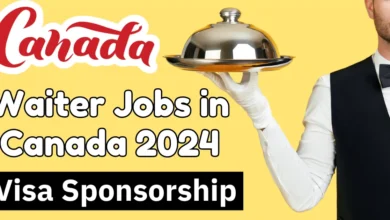 Waiter Jobs in Canada with Visa Sponsorship 2024