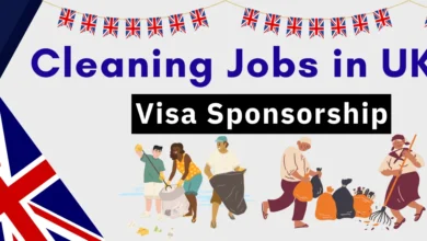 Cleaning Jobs in UK with Visa Sponsorship 2024