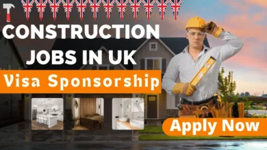 Construction Jobs in UK With Visa Sponsorship