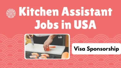 Kitchen Assistant Jobs in USA with Visa Sponsorship 2024