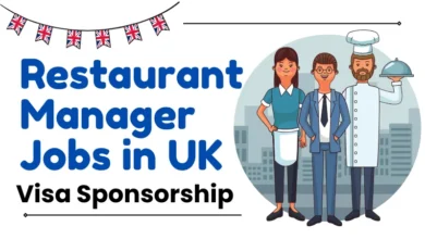 Restaurant Manager Jobs in UK with Visa Sponsorship 2024