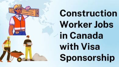 Construction Worker Jobs in Canada with Visa Sponsorship 2024