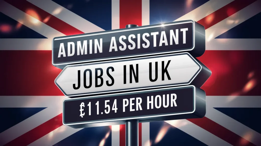 Visa Sponsorship Admin Assistant Jobs in UK July 2024 (£11.54 Per Hour)