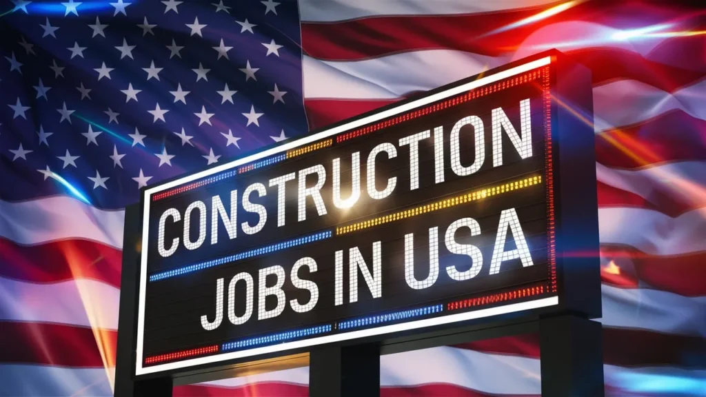 Construction Jobs in USA with Visa Sponsorship 2025 ($28.39 - $38.29 ...