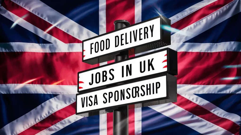 Food Delivery Jobs in UK with Visa Sponsorship 2024 (£30,195 Per Year)