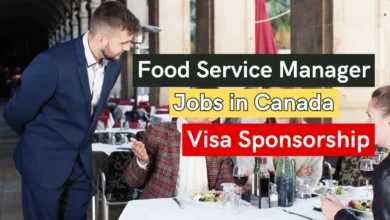 Food Service Manager Jobs in Canada with Visa Sponsorship 2024 (CAD 70,000 to 85,000)