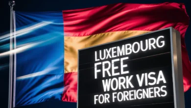 Luxembourg Free Work Visa For Foreigners, Work Permit July 2024