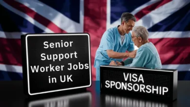 Senior Support Worker Jobs in UK with Visa Sponsorship 2024 (£22000 to £30000 Yearly)