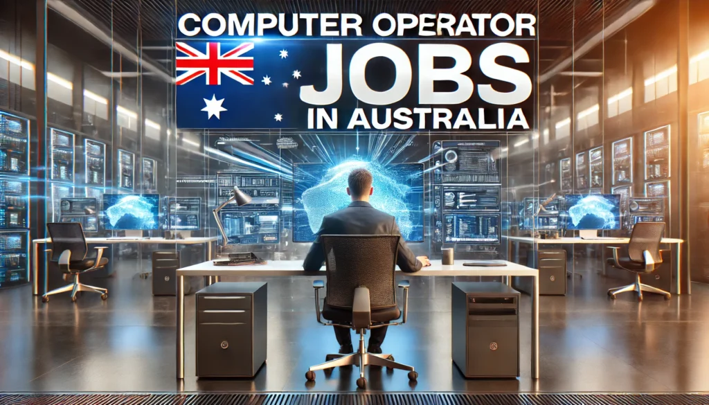 Computer Operator Jobs in Australia with Visa Sponsorship 2024 (AUD 60,000 to AUD 85,000 Per Year)