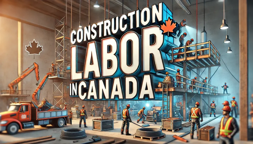 Construction Labor Jobs in Canada with Visa Sponsorship 2024 ( CAD 22.50 Per Hour)