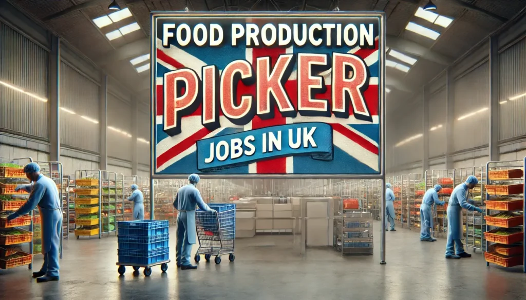 Food Production Picker Jobs in UK for Foreigners 2024 (£11.73 Per Hour)