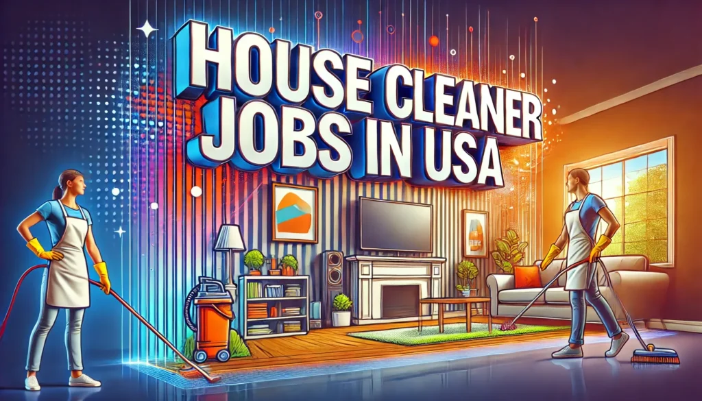 House Cleaner Jobs in USA with Visa Sponsorship 2024 ($20 Per Hour)