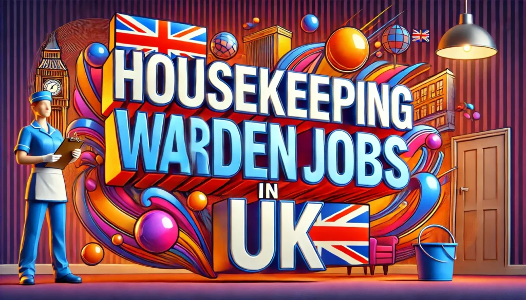 Housekeeping Warden Jobs in UK with Visa Sponsorship 2024 (£12.31 Per Hour)