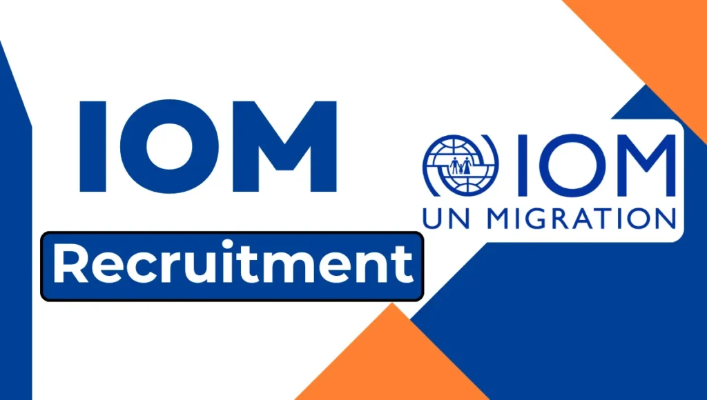 IOM Recruitment (August 2024): Open Jobs/ Online Application