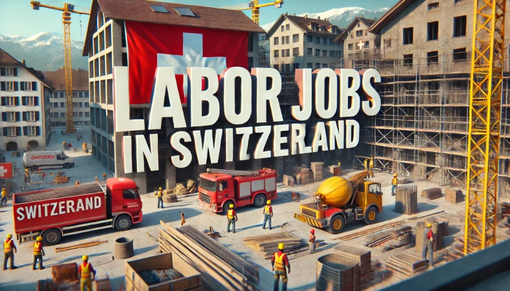 Labor Jobs in Switzerland with Visa Sponsorship 2024 (CHF 18.00 to 25.00)