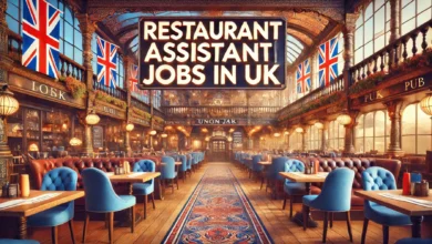 Restaurant Assistant Jobs in UK August with Visa Sponsorship 2024 (£13.59 Per Hour)