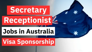 Secretary Receptionist Jobs in Australia with Visa Sponsorship 2024