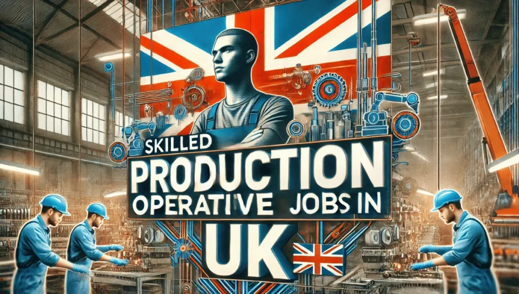 Skilled Production Operative Jobs in UK with Visa Sponsorship 2024 (£18,000 to £25,000 Yearly)