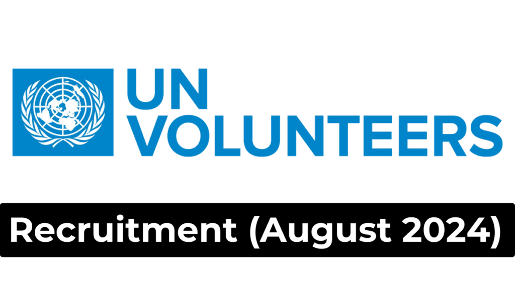 UN Volunteers Recruitment (August 2024): Open Jobs/Online Application