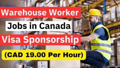 Warehouse Worker Jobs in Canada August 2024 Visa Sponsorship ($19.00 Per Hour)