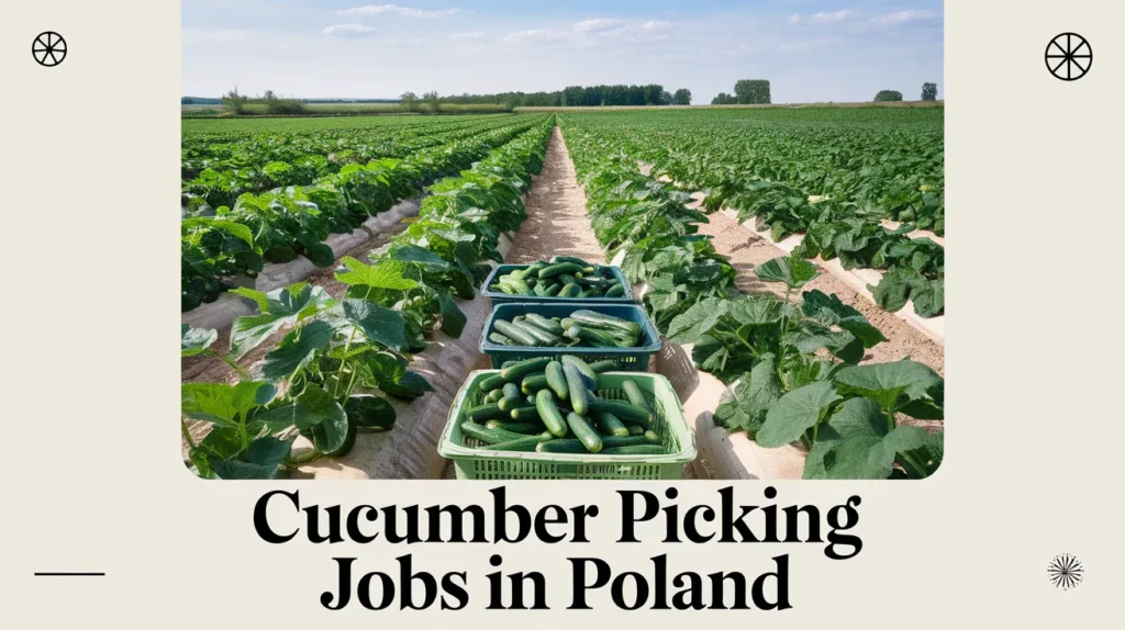 Cucumber Picking Jobs in Poland with Visa Sponsorship 2024 (21 PLN/ Hourly)