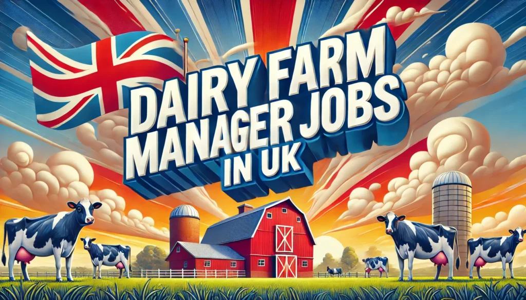 Dairy Farm Manager Jobs in UK with Visa Sponsorship 2024 (£25,000 to £45,000 Yearly)