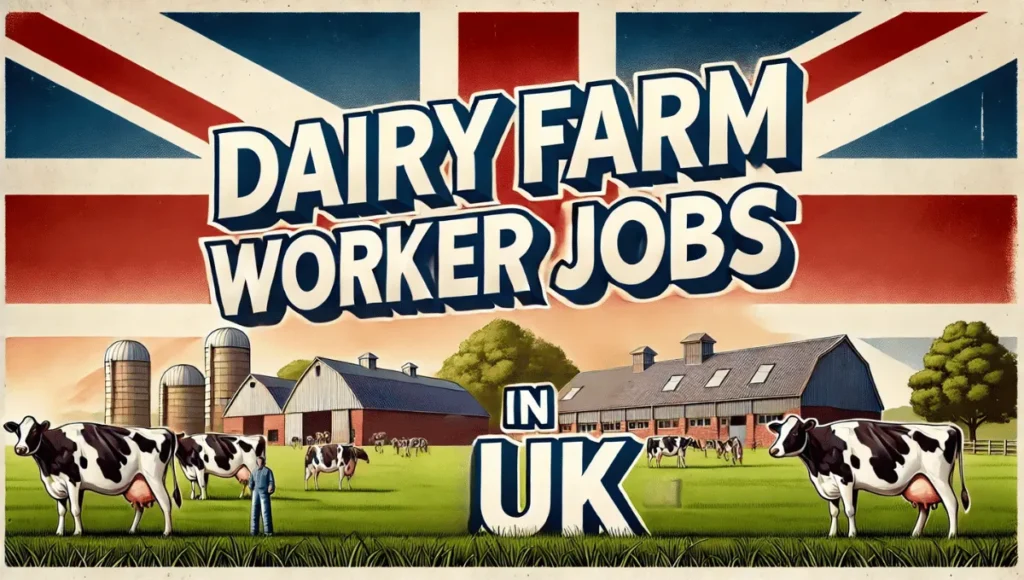 Dairy Farm Worker Jobs in UK with Visa Sponsorship 2024 (€18 Per Hour)