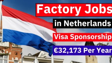 Factory Jobs in Netherlands with Visa Sponsorship 2024 (€32,173 Per Year)