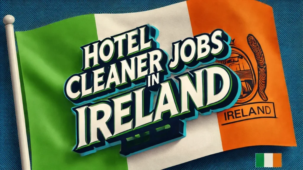 Hotel Cleaner Jobs in Ireland with Visa Sponsorship 2024 (€13.00 - €15.00 Per hour)