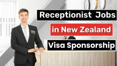 Receptionist Jobs in New Zealand with Visa Sponsorship 2024