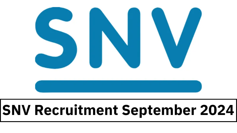 SNV Recruitment September 2024: Open Jobs/Online Application