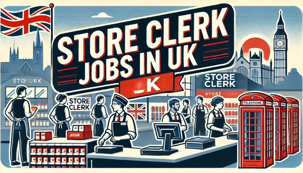 Store Clerk Jobs in UK with Visa Sponsorship  2024 (£12.76 Per Hour)