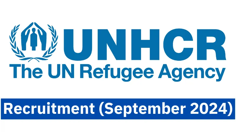 UNHCR Recruitment (September 2024): Open Jobs/Online Application