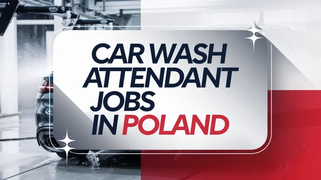 Car Wash Attendant Jobs in Poland with Visa Sponsorship 2024 (PLN 21 Per Hour)