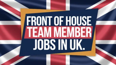 Front of House Team Member Jobs in UK with Visa Sponsorship 2024