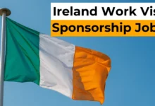 Ireland Work Visa Sponsorship Jobs Oct 2024