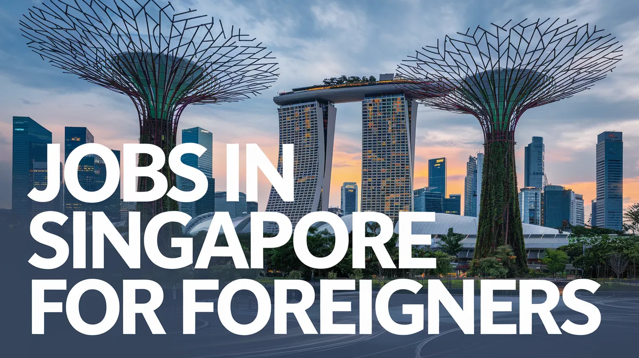 Jobs in Singapore for Foreigners with Visa Sponsorship 2026