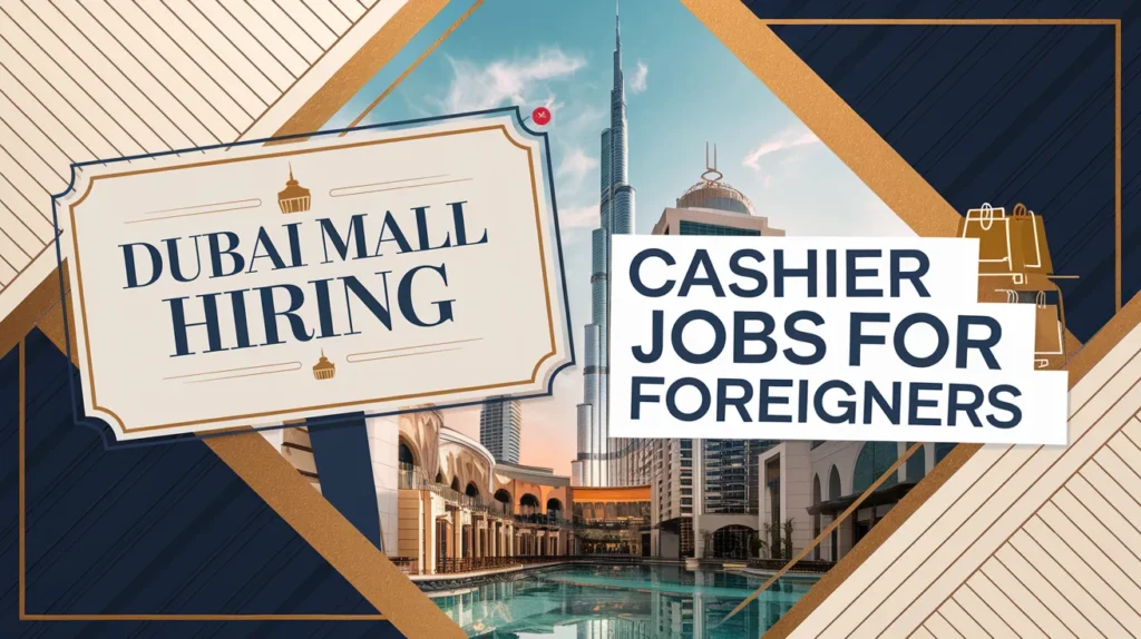 Cashier Jobs at Dubai Mall for Foreigners with Visa Sponsorship 2024