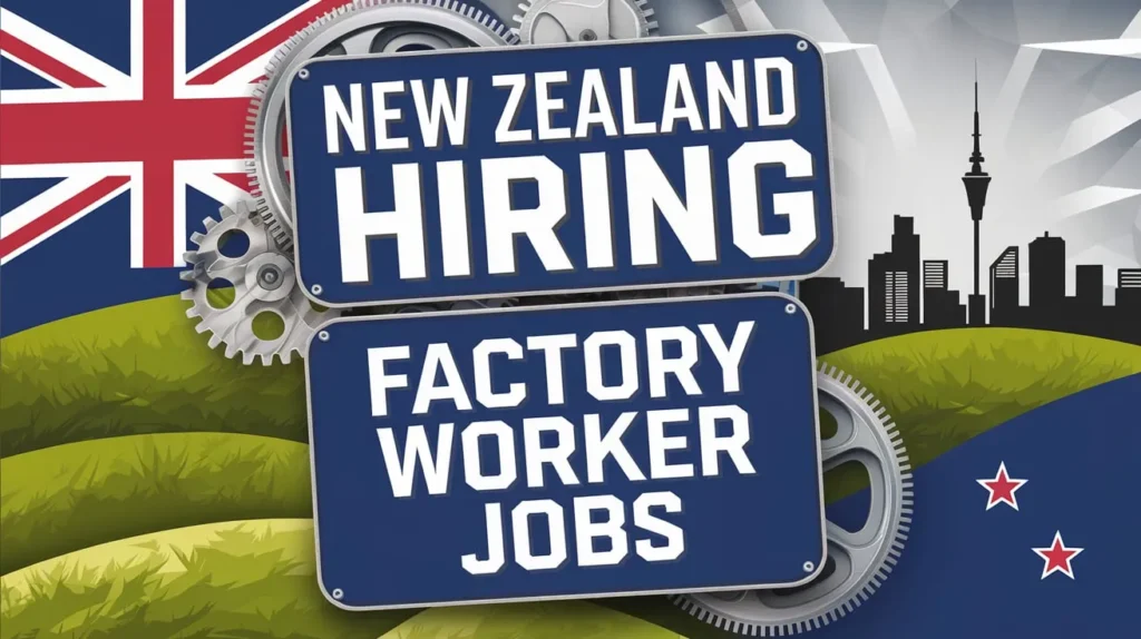 Factory Worker Jobs in New Zealand with Visa Sponsorship 2024 ($23 Per Hour)