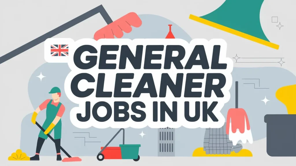 General Cleaner Jobs in UK with Visa Sponsorship 2024 (£11.20 Per Hour)