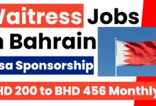 Waitress Jobs in Bahrain with Visa Sponsorship 2024 (BHD 200 to BHD 456 Per Month)